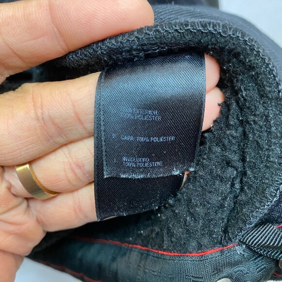 Vintage The North Face Salinas Jacket Mens M Black Heavyweight Fleece Full Zip - Picture 10 of 14